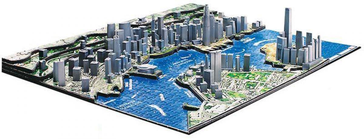 3D карта Ганконга