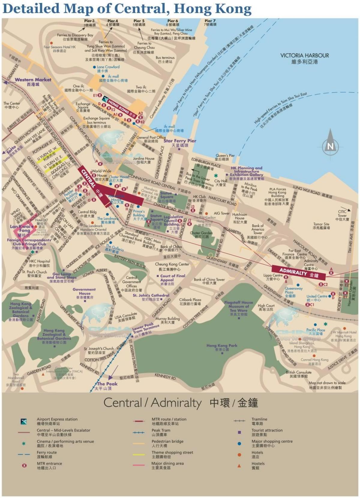 Цэнтры Ганконга карце