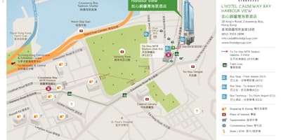 Ганконг causeway Bay карта