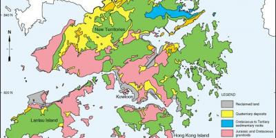 Геалагічная карта Ганконга