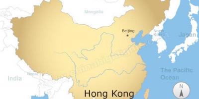 Карта Кітая і Ганконга