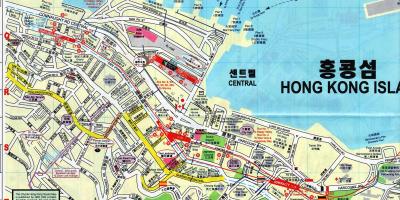 Карта сенвань ў Ганконгу